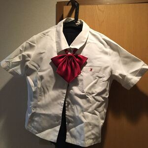 コスプレ 女子制服 ブラウス スカート ハネクトーン リボン 3点セット 夏服 半袖