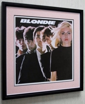 ブロンディ/レコードジャケット ポスター額付き/Blondie/ディーバ/デボラ ハリー/グリッターアート/glitter art Framed/お洒落なインテリア_画像8