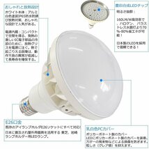 LEDスポットライト PAR38 ビームランプ 口金E26 LEDハイビーム電球 消費電力25W 4000lm 昼白色5000k 看板照明【CE RoHS PSE認証】_画像4