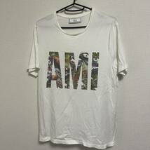 AMI ALEXANDRE MATTIUSSI（アミ アレクサンドルマテュッシ） 白ロゴTシャツ サイズm_画像4