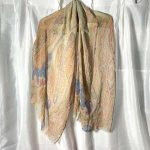 ETRO Etro chiffon cloth peiz Lee pattern silk stole 