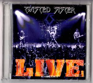 Used CD 輸入盤 トゥイステッド・シスター Twisted Sister『ライブ・アット・ハマースミス』- Live at Hammersmith '84+'79(1994年)2枚組。