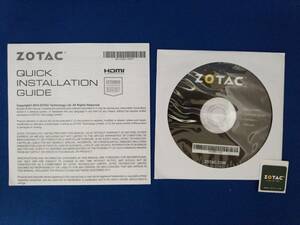 ZOTAC GT 710 ZONE Edition 1GB 64BIT DDR3 ドライバディスク,説明書