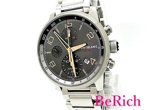  прекрасный товар Montblanc 7263/107303 время War машина Chrono Voyager UTC Date мужские наручные часы SS самозаводящиеся часы AT[ б/у ][ бесплатная доставка ]mk2383