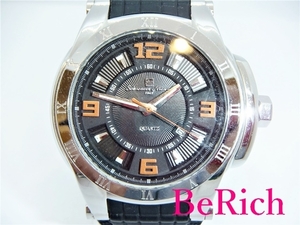 サルバトーレ マーラ Salvatore Marra メンズ 腕時計 SM14109 黒 ブラック 文字盤 SS ラバー クォーツ QZ ウォッチ 【中古】ht3253