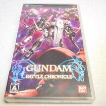 【PSP】ガンダム バトルクロニクル バンダイナムコ xbcx22【中古】_画像1