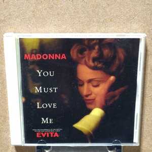 マドンナ「ユー・マスト・ラヴ・ミー」Madonna「You Must Love Me」日本国内盤 シングルCD　Andrew Lloyd Webber　EVITA エビータ WPCR-841