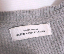 お得♪ 即決有　UNITED ARROWS GREEN LABEL RELAXING ユナイテッドアローズ グリーンレーベル リラクシング グレー タンクトップ 〒198_画像4