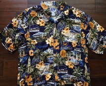 【既決USA】カリフォルニア大学バークレー校★UNIVERSITY OF CALIFORNIA BERKELEY@完売半袖花柄シャツ【UC CAL Floral Short Shirt】@2XL_画像3