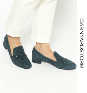 # super-discount #BARNYARDSTORM×MARIAN/ van yard storm ×ma Lien #biju- Flat / pumps / shoes # moss green /37#23.0-23.5