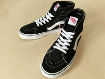 27.5cm 黒/白 バンズ スケハイ VANS SK8-HI BLACK/WHITE US9.5/27.5cm VN000D5IB8C_画像1