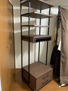  costume rack, costume shelves, display shelf, storage furniture, height 183cm