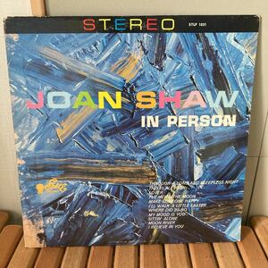 JOAN SHAW IN PERSON、LP、ヴォーカルジャズ、vocal jazz、オルガンバー、サバービア