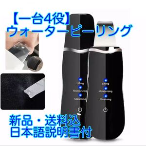 ウォーターピーリング EMS ウォーターピーラー 超音波 美顔器 ニキビ 黒ずみ