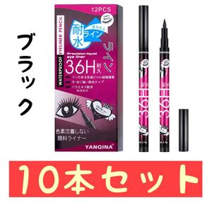 リキッドアイライナー ブラック10本