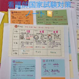 看護師国家試験対策ノート&付箋