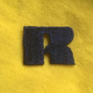 ワッペン ラッセルアスレチック アイロンワッペン RUSSEL ATHLETIC 濃紺 ほぼ黒