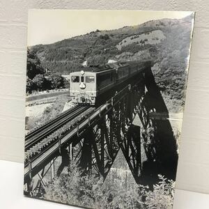 refle● 富士　鉄道写真ボード　ピクチャーパネル　白黒　昭和レトロ コレクション　コレクター② ヤケあり