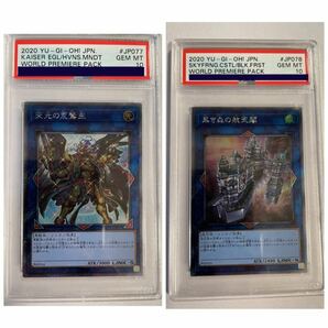 【PSA10】遊戯王 天元の荒鷲王 黒き森の航天閣 エクストラシークレット ワールドプレミアパック2020収録 BGS ARS