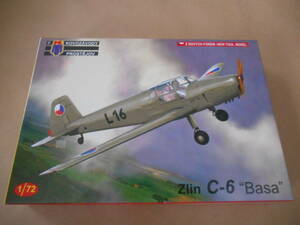 〔全国一律送料290円込〕1/72 KPモデル チェコスロバキア ズリン C-6 バサ 民間機