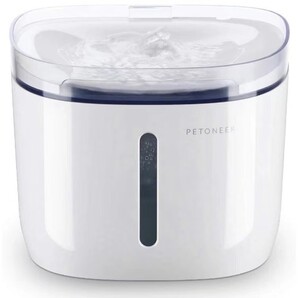 ペット給水器 自動水飲み器 1.9L大容量 アプリ管理 四重濾過 指示ライト付き