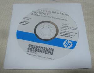 *173** HP Proliant ML110 G5 Server Casy Set-up CD 