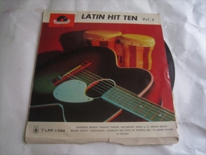 試聴　latin Hit Ten Vol.4 ラテン・ヒット・テン　第4集　LPP 1094　レコード