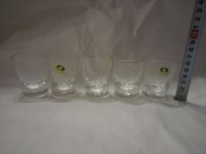 新品未使用品　ガラス　レア　スペシャルグラス 5個　SPECIAL GLASS　昭和レトロ　希少品　アンティーク　ビンテージコレクション