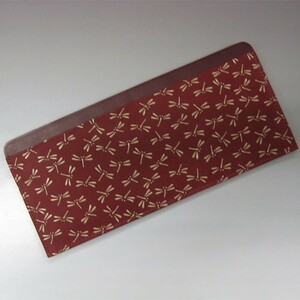  seal . long wallet seal . shop Uehara . 7 INDEN-YA No.2105 bundle inserting 008... red ground white lacquer 