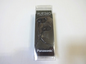 * new goods * prompt decision * Panasonic RP-HJE260 black kana ru type earphone Panasonic