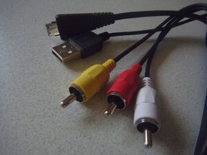 ■ SONY・ソニー Cyber-shot・サイバーショット 純正 マルチ端子専用USB・AVケーブル TYPE3 ■ デジカメ ビデオコード ケーブル