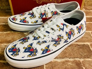 ★USA企画/27,5cm！新品.バンズ.狼.VANS.オーセンティックプロ.総柄.スニーカー.箱付き.スケートウルフ.西海岸ヴィンテージサーフスタイル