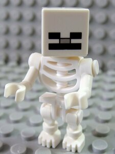 ★LEGO★ミニフィグ【マインクラフト】Skeleton_A(min011)