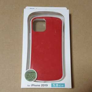 ◇iphone 5.8インチ　ケース　Red:ED-IP19S-CY-RD