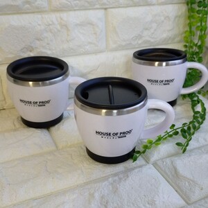 マグカップ DECOR MUG プルーデコールマグ 白 M 3個セット 保冷マグ 保温マグ ホワイト