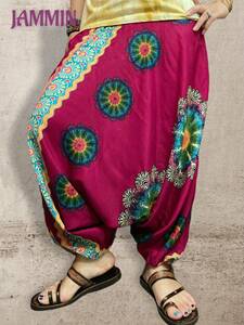  flower pattern pattern sarouel pants * Asian * ethnic *hipi-*