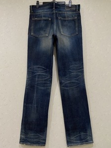 ※WTAPS ダブルタップス YOUTHFUL DAYZ BLUES SKINNY TRASH 12oZ デニムパンツ 未裾直 濃紺 日本製 S 　　　　　　　　　 BJBA.G