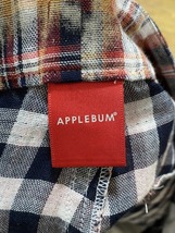 ※APPLEBUM アップルバム ガーゼ生地 ハーフ ショート パンツ チェック M 　　　　 　　　 BJBA.G _画像7