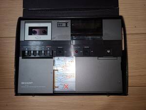  sharp pocket computer printer & micro cassette recorder CE-125 Junk 