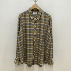 LITTLEBIG リトルビッグ CHECKED SHIRT チェックド シャツ イエローカーキ サイズ2 518068