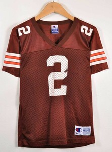 CHAMPION Champion NFL Cleveland * Brown z футбол рубашка форма женский M соответствует (21797