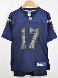 Reebok リーボック NFL サンディエゴ・チャージャーズ フットボールシャツ ユニフォーム レディースL相当(21736