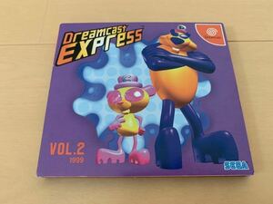 DC体験版ソフト SEGA OFFICIAL CLUB DREAMCAST EXPRESS 第2号 SEGA DEMO DISC 非売品 セガ ファンディスク fan disk ドリームキャスト