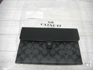 ★☆COACH/ミニタブレットスリーブ/シグネチャー/正規購入/紙袋付/未使用☆★K45