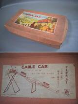 箱入り　A.1 TOYS 戦前 ブリキ おもちゃ ケーブルカー made in Japan 日本製 玩具 ゼンマイ式 Japan TIN TOYS CABLE CAR_画像5