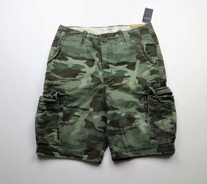  free shipping new goods Abercrombie & Fitch Kids shorts green 15/16 160 165