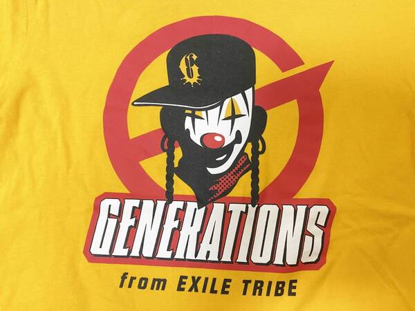 Mサイズ:CENERATIONS SPEEDSTER【from EXILE TRIBE】半袖Tシャツ:オレンジイエロー
