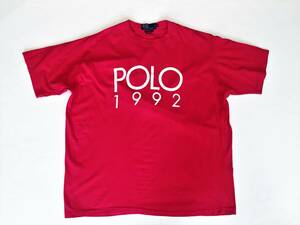  Polo оригинал 1992 SUMMER размер M US производства BIG SHIRT 90's LOLIFES