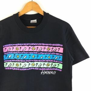 ビンテージ 80s【HAWAII】Stedman Tシャツ USA製 M ハワイ ビーチ サーフィン オールド 古着 女子 アロハ マハロ アメカジ スーベニア