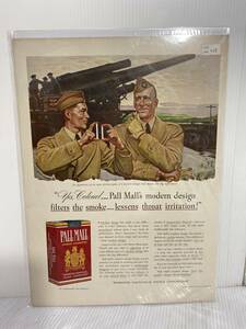 1941年6月2日号LIFE誌広告切り抜き【PALL MALL/タバコ】アメリカ買い付け品40sビンテージインテリア当時物